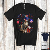 MacnyStore - Cornish Rex Drinking Beer, Awesome 4th Of July Fireworks Kitten, Drunker Patriotic Group T-Shirt