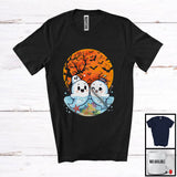 MacnyStore - Couple Ghost Swimming; Awesome Halloween Costume Swimming Lover; Family Group T-Shirt