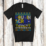 MacnyStore - Cousin Crew 2024; Wonderful Hanukkah Sweater Menorah Lover; Chanukah Family Group T-Shirt