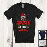 MacnyStore - Cousin Crew; Wonderful Christmas Snowing Snowman Lover; Matching Pajama X-mas Family Group T-Shirt