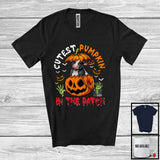 MacnyStore - Cutest Pumpkin In The Patch; Humorous Halloween Costume Cow In Pumpkin; Animal Lover T-Shirt