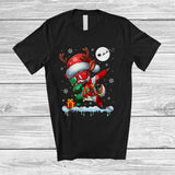 MacnyStore - Dabbing Reindeer Italian; Awesome Christmas Italian Santa Reindeer Lover; Farmer Family Group T-Shirt