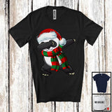 MacnyStore - Dabbing Santa Panda; Amusing Christmas Santa Panda Animal Lover; Matching Family Crew T-Shirt