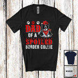 MacnyStore - Dad Of A Spoiled Border Collie, Awesome Father's Day Puppy Sunglasses, Matching Family Group T-Shirt