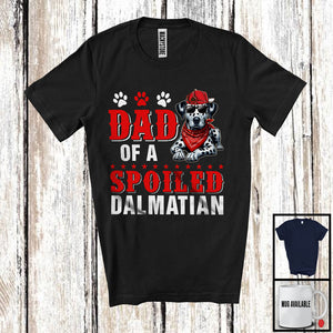 MacnyStore - Dad Of A Spoiled Dalmatian, Awesome Father's Day Puppy Sunglasses, Matching Family Group T-Shirt