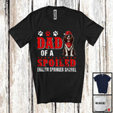 MacnyStore - Dad Of A Spoiled English Springer Spaniel, Awesome Father's Day Puppy Sunglasses, Family T-Shirt