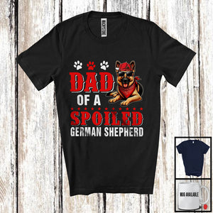 MacnyStore - Dad Of A Spoiled German Shepherd, Awesome Father's Day Puppy Sunglasses, Family T-Shirt