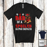 MacnyStore - Dad Of A Spoiled German Shepherd, Awesome Father's Day Puppy Sunglasses, Family T-Shirt