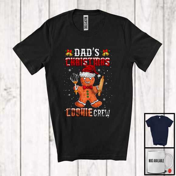 MacnyStore - Dad's Christmas Cookie Crew; Adorable X-mas Santa Gingerbread; Baking Baker Family Group T-Shirt