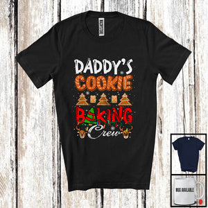 MacnyStore - Daddy's Cookie Baking Crew; Adorable Christmas Tree Santa Baker; X-mas Family Group T-Shirt