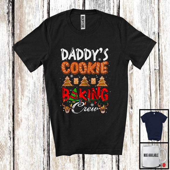 MacnyStore - Daddy's Cookie Baking Crew; Adorable Christmas Tree Santa Baker; X-mas Family Group T-Shirt