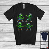 MacnyStore - Dancing Aliens Dance Challenge; Cheerful Halloween Costume UFO Aliens; Boys Girls Family T-Shirt