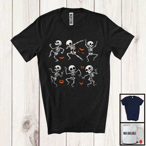 MacnyStore - Dancing Skeletons Collection; Amazing Halloween Dance Skeleton; Dancer Dancing Challenge T-Shirt