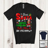 MacnyStore - Dear Santa Before I Explain; Wonderful Christmas Beagle Santa Naughty; Snowing Family T-Shirt