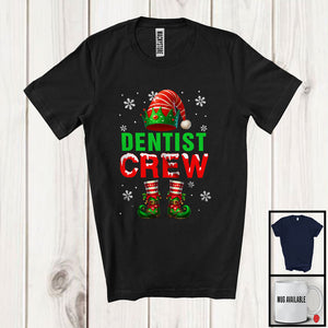 MacnyStore - Dentist Crew; Awesome Christmas Snowing ELF Lover; Matching Career Jobs Group T-Shirt