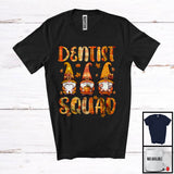 MacnyStore - Dentist Squad; Awesome Thanksgiving Fall Leaves Plaid Gnome; Matching Dentist Group T-Shirt