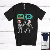 MacnyStore - Did You Eat My Pizza No, Humorous Halloween Costume Skeleton Eating Pizza, Food Lover T-Shirt