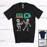 MacnyStore - Did You Eat My Sausage No, Humorous Halloween Costume Skeleton Eating Sausage, Food Lover T-Shirt