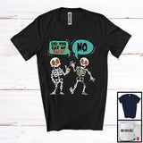 MacnyStore - Did You Eat My Taco No, Humorous Halloween Costume Skeleton Eating Taco, Food Lover T-Shirt