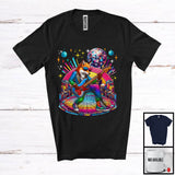 MacnyStore - Disco Fox Playing Guitar; Cheerful Guitarist Fox Music Lover; Matching Wild Animal T-Shirt