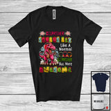 MacnyStore - Dispatcher Saurus Rex But More Awesome; Proud T-Rex Dinosaur Lover Flowers; Jobs Careers T-Shirt