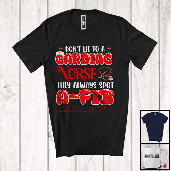 MacnyStore - Don't Lie Cardiac Nurse, Humorous Joke Cardiology Nursing Tools, Matching Doctor Nurse Group T-Shirt