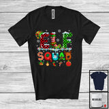 MacnyStore - Elf Squad; Wonderful Christmas Simple Elf Costume; Pajamas X-mas Family Group T-Shirt