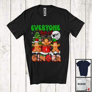 MacnyStore - Everyone Loves A Ginger; Amazing Christmas Tree Three Gingerbread; Cookies Baker Baking T-Shirt