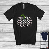 MacnyStore - Fall Autumn Pumpkin Shape Baseball; Lovely Thanksgiving Halloween Baseball Player Team T-Shirt