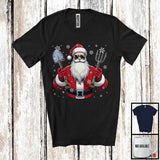 MacnyStore - Farmer Santa, Awesome Christmas Santa Sunglasses, Snowing Matching Careers Group T-Shirt