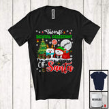 MacnyStore - Favorite Of Santa Dental Assistant, Joyful Christmas Lights Tree Santa, X-mas Proud Careers Group T-Shirt