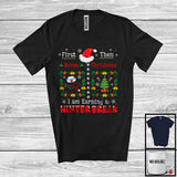 MacnyStore - First Nurse Then Christmas; Amazing Christmas Winter Break; Nurse Jobs Careers Proud T-Shirt