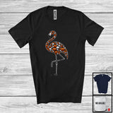 MacnyStore - Flamingo Skull Pumpkin Shape; Humorous Halloween Costume Animal Lover; Family Group T-Shirt