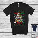 MacnyStore - Flossing Around The Dentistree; Lovely Christmas Tree Teeth Sweater; Dental Dentist Group T-Shirt