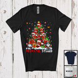 MacnyStore - Football Squad; Lovely Football Equipment Christmas Tree Lights; Sport Player Playing Gnomes T-Shirt