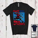 MacnyStore - Fourth Grade Ninja Squad, Humorous Back To School Ninja Lover, Matching Students Group T-Shirt