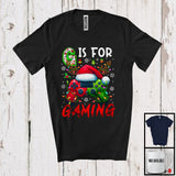 MacnyStore - G Is For Gaming, Humorous Christmas Costume Game Controller, Gaming Lover Gamer Group T-Shirt
