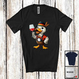 MacnyStore - German Duck Drinking Wine; Humorous Festival Oktoberfest Farm Farmer; Drunker Team T-Shirt