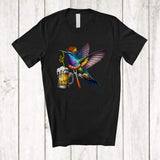 MacnyStore - German Hummingbird Drinking Beer; Cheerful Festival Oktoberfest Bird Drunker; Family Group T-Shirt