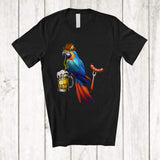 MacnyStore - German Macaw Drinking Beer; Cheerful Festival Oktoberfest Bird Drunker; Family Group T-Shirt