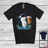 MacnyStore - German Orca Drinking Beer; Joyful Oktoberfest Animal Lover; Matching Family Group T-Shirt