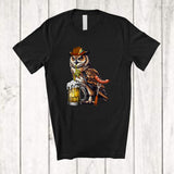 MacnyStore - German Owl Drinking Beer; Cheerful Festival Oktoberfest Bird Drunker; Family Group T-Shirt