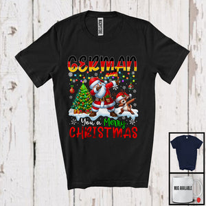 MacnyStore - German You A Merry Christmas; Humorous X-mas Dabbing German Flag Proud; Family Group T-Shirt