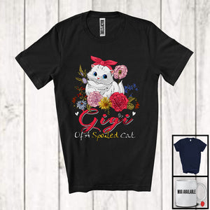 MacnyStore - Gigi Of A Spoiled Cat, Lovely Mother's Day Flowers Kitten Owner Lover, Matching Family Group T-Shirt