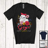 MacnyStore - Gigi Of A Spoiled Cat, Lovely Mother's Day Flowers Kitten Owner Lover, Matching Family Group T-Shirt
