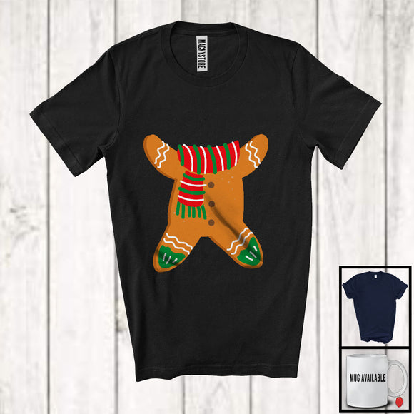 MacnyStore - Gingerbread Man Body Cosplay; Lovely Christmas Gingerbread Cookie; Baker Family Group T-Shirt