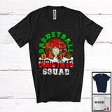 MacnyStore - Gnome Playing Basketball; Joyful Christmas Moon Gnomes Snowing; Basketball Sport Player T-Shirt