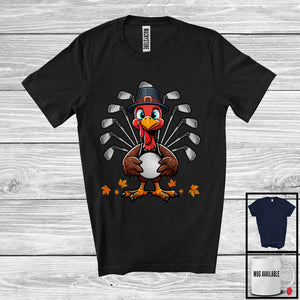 MacnyStore - Golf Gobble Player Turkey; Amazing Thanksgiving Turkey Playing Golf; Sport Team T-Shirt