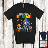 MacnyStore - Goodbye 1st Grade Hello 2nd Grade, Lovely Summer Vacation Unicorn Lover, Students Graduate T-Shirt