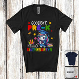 MacnyStore - Goodbye Pre-K Hello Kindergarten, Lovely Summer Vacation Unicorn Lover, Students Graduate T-Shirt